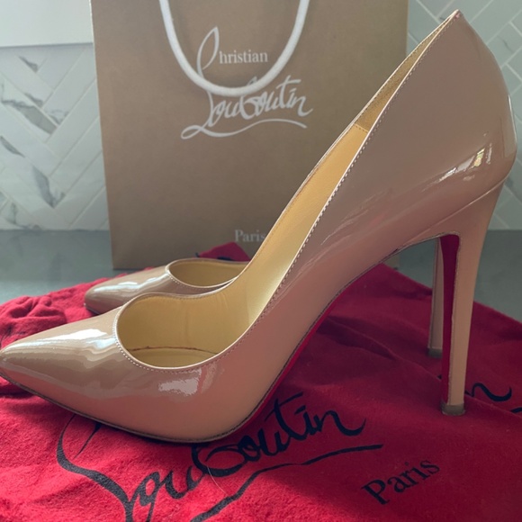 Authentic Christian Louboutin Pigalle 100 Patent Size 39 - Picture 4 of 14